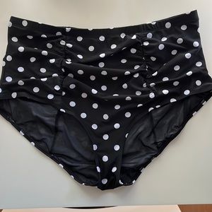 Torrid - Polka Dot High Waisted Bikini Bottoms